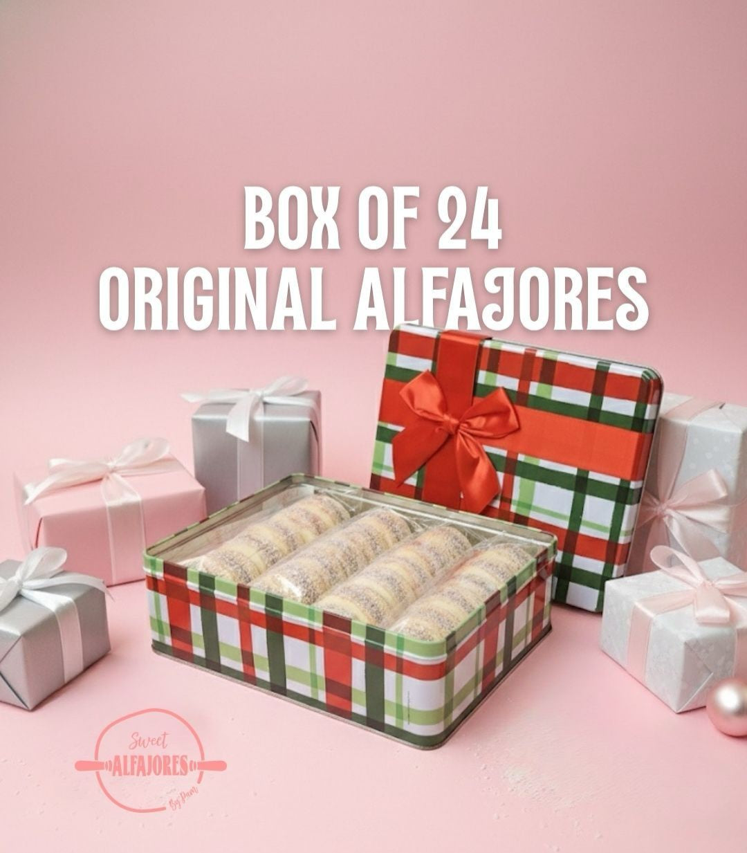 Christmas Box of 24 Original Alfajores