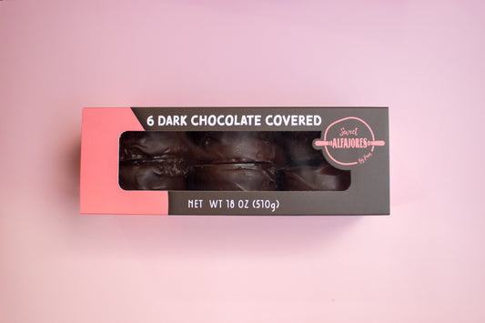 6 Dark Chocolate Covered